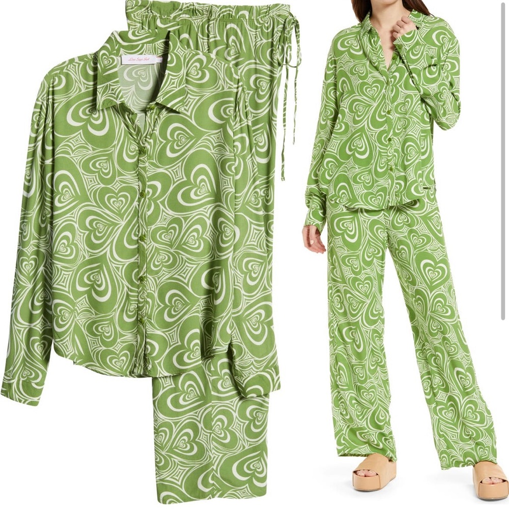 Bailey Long Sleeve Top & Drawstring Pants Lounge Set